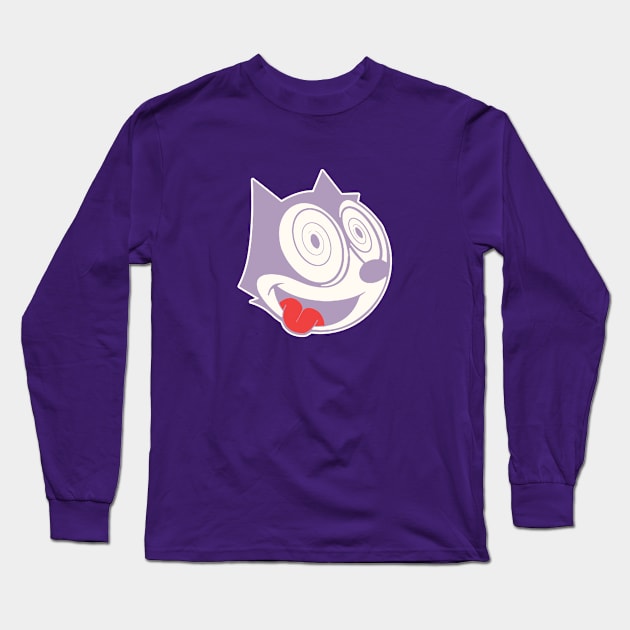 Stay High Felix The Cat 18 Long Sleeve T-Shirt by Punk Fashion